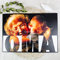 Elbeffekt Oma Geschenk Holzbild - Foto Geschenke - personalisierbar zum Hinstellen/Aufhängen optional beleuchtet Geschenkidee Oma, für Großmutter, Geschenk Großmama - personalisierte Geschenkidee