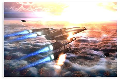 MJKO Andromeda Galaxie-Leinwand-Poster, Schlafzimmerdekoration, Sport-Landschaft, Büro, Raumdekoration, Geschenk, ohne Rahmen, 50 x 75 cm