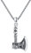 YEESIA Wikinger Axt Anhänger Halskette Keltischer Wolf Sterling Silber Norse Tlisman Wikingerschmuck Axt Krieger Beil Amult Halskette für Männer Frauen