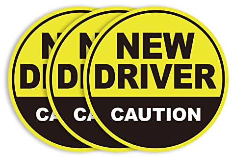 New Driver Magnet_Circular Type (3 Stück) (gelb/schwarz)