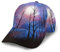 XVBCDFG Starry Night Stranger Forest Trees Things Baseball Cap Sommer Caps Vintage Dad Cap Unisex Trucker Hat, Siehe Abbildung, One size