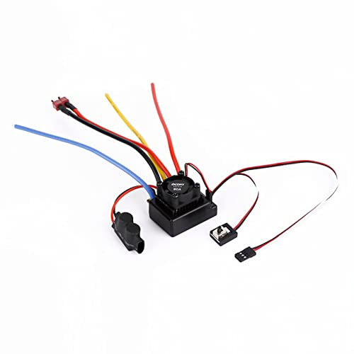 Demeras RC 540 Motor sin Escobillas Esc Combo 16 × 5 × 4 Controlador de Motor sin Escobillas Sensored 80a Camión de Automóvil