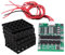 liovitor 18650 Battery Cell BMS Protection Balance Board with 10PC 18650 Battery 4X5 Cell Spacer Radiating Shell Plastic Holder