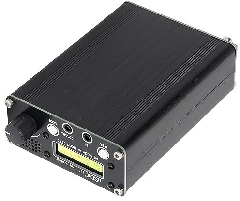 Funk-Transceiver, Funk-Transceiver, 8-Band-Radio-Transceiver, LCD-Display, SDR, Vollmodus, HF, Kurzwelle, SSB, QRP, CW, Kurzwelle und Alle Gefahrenfunkgeräte (EU-Stecker)