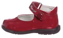 Primigi Ballerine 4901011 con Sottopiede in Pelle e Chiusura con Strappo Altezza Suola 1 cm Rosso