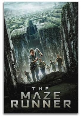 Terp The Maze Runner Poster, Wandkunst, Poster, Geschenk für Freunde, Schlafzimmer, Wohnzimmer, Dekoration, modern, ästhetisch, ungerahmt, 30 x 45 cm