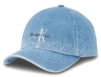 Calvin Klein Jeans Damen Cap K60k611979 Kappe, Blue (Denim), Einheitsgröße