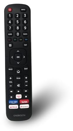 Universal Replacement Remote Control for All Hisense 4K UHD TV Smart TV H65B7300 H55B7100 H55B7300 H55B7500 H55B7510 H65B7100 H43B7500 H43B7510