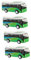 BESTonZON 4 Stück Busmodell zurückziehen Kinderautospielzeug Puzzle-Spielzeug Geschenke für Kinder kindergeschenke Spielzeuge Autos Spielzeug realistisches Busspielzeug Lernbus-Modell Wagen
