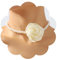 Youery Kamelien-Perlenkette, Blumen Choker Halskette, Retro große Blume Kragen Krawatte Halskette White Blumen Halskette Vintage Perlenkette, Schmuck für Hochzeit, Bräute, Frauen und Mädchen