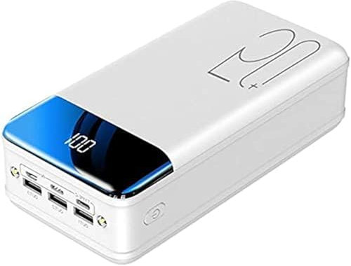 Power Bank Cargador portátil de Carga rápida de 50000 Mah, batería de teléfono de 3 Salidas de Alta Capacidad con Linterna y Pantalla LED Batería Externa Compatible con el 99% de los disposi