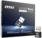 MSI AX1800 Adaptador USB Nano WiFi - WiFi 6, hasta 1800 Mbps, Red inalámbrica de Doble Banda 2.4G/5G, cifrado WPA3, MU-MIMO, OFDMA, 2X Antenas duales, Windows 11/10