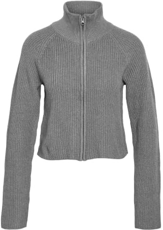 Noisy May Damen Nmdara L/S Zip Knit Cardigan FWD Noos
