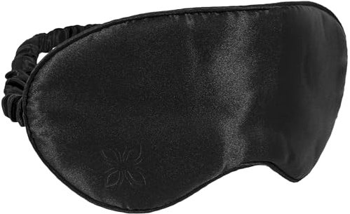 OMNANA® SoftNAP™ Satin Schlafmaske mit Tasche – Weiche & leichte Augenmaske für tiefen Schlaf – Luxus Reisemaske für Dunkelheit & Entspannung – Komfort Schlafbinde für Zuhause & Reisen