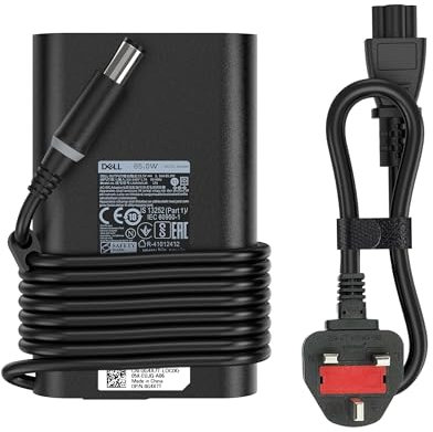 65W Laptop Charger for Dell Latitude 5580 5490 7490 E6430 E5470 5400,19.5V 3.34A AC Adapter for Dell Latitude 5500 5480 5590 7480 5290 7290 E6420 E7470 E5440 E7440 E7450 LA65NM130 7.4 * 5.0mm Tip