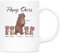 Cadeau Plus Mug Personnalisé Prénom - Papa Ours Brun - Cadeau fete des peres personnalisable, cadeau grand pere, tasse papa original, papi mug (3 kids)