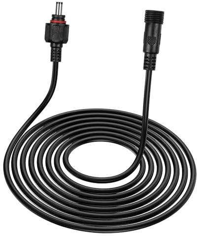 NUOBESTY Meters Dc Extension Power Cable for Water Pump Solar Lamp Compatible Extendable Power Cord for Monitoring Extension Cable