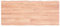 HOMEELIKE Tischplatte 140x60x(2-4) cm Massivholz Behandelt Baumkante