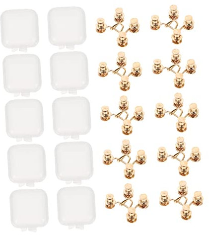 10 Set Fibbia per Pantaloni per Jeans Senza Chiodi Estensori per Vita Facile da Installare Accessori per Pantaloni Casual e Formali