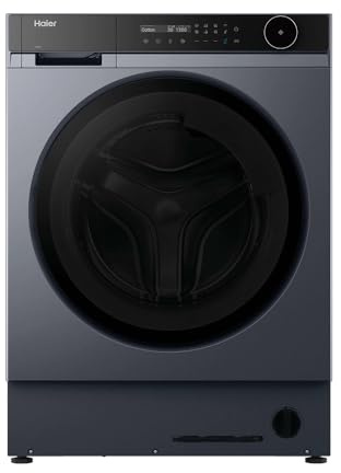 Haier Series 8 HWB100B14858GUUK Integrated 10kg WiFi Connected Washing Machine with 1400 rpm - Graphite - A Rated