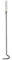 Schössmetall Schürhaken anthrazit Griff Edelstahl Länge 58 cm 04560230