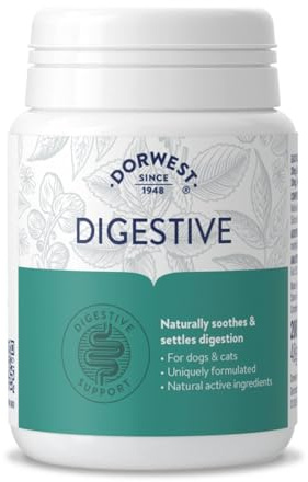 Dorwest Herbs Digestive Supplement Tablets for Dogs and Cats 200 Tablets