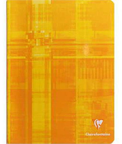 Lot de 10 Cahiers piqûre, 96 pages, Grands carreaux Seyès, Format 24 x 32 cm. Couverture carte