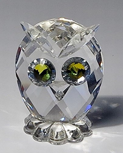 Swarovski Silber Kristall ~ Kleine Eule ~