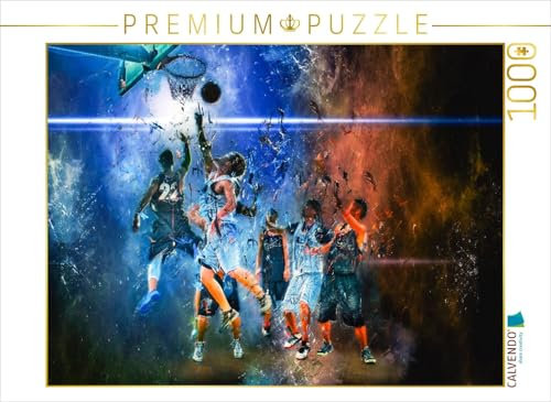 CALVENDO Puzzle Basketball extrem | 1000 Teile Lege-Größe 64 x 48 cm Foto-Puzzle für glückliche Stunden