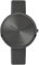 JACQUES LEMANS Damenuhr Design Collection Lederband massiv Edelstahl IP-Grey 1-2056B
