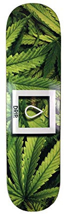 DRIP Skateboards - Weed Paradise Skateboard Deck (versch. Breiten) + Griptape & Sticker/Hochwertiger Canadian Maple! 7.75 / 8.00 / 8.125 / 8.25 / 8.50 (8.50)