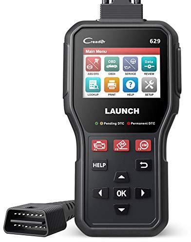 LAUNCH CR629 OBD2 Scanner Car Code Reader with Active Tests, ABS & SRS Diagnoses, Oil/SAS/BMS Reset, Full OBD2 Functions, Lifetime Free Update Diagnostic Tool for DIYers