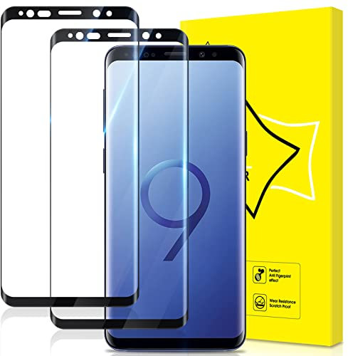 GiiYoon 2 Stück Panzer Schutz Glas für Samsung Galaxy S9, HD Displayschutzfolie, 9H Härte, Anti- Kratzer, Bläschenfrei, Ultrabeständig
