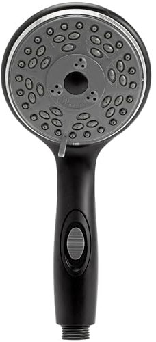 Douchette à main Dura Faucet Premium RV avec interrupteur marche/arrêt écologique (noir mat)