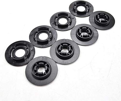 Riloer Anti-Rutsch-Automatten-Clips aus schwarzem Kunststoff 4er-Pack