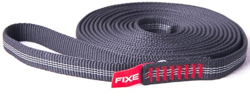 Fixe Sling PA 16mm Bandschlinge, Dark Grey-red, 240cm