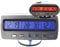 iSpchen Auto Thermometer Uhr 3 in 1 Auto Digitaluhr Thermometer Innen Aussen Temperaturanzeige Auto-Uhr-Thermometer mit LCD-Anzeige,digitale Uhr mit Thermometer