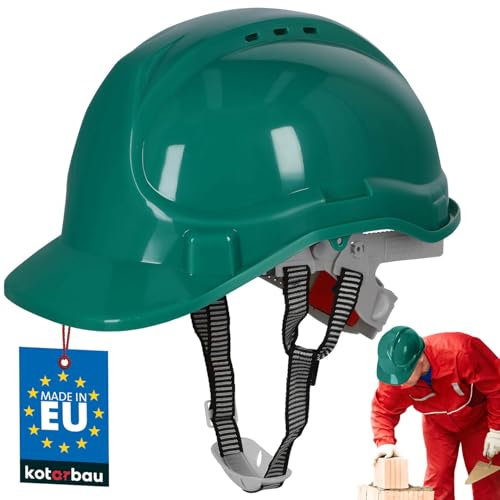 KOTARBAU® Schutzhelm Bauhelm Einstellbar Grün