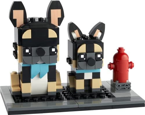 Lego BrickHeadz 40544 Französische Bulldogge und Welpe Einfache Aufbewahrung