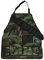 HERCHR Grillschürze, Baumwolle, Camouflage, Grillschürze, Kochschürze, Herren-Grillschürze, Grillschürze mit Taschen, Geschenk für Männer, Ehemann, Freund, Vater, Freunde(Grün)