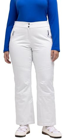 Ulla Popken, Damen, große Größen, Skihose, wasserdicht, Formknie, Schneefang, Klettriegel