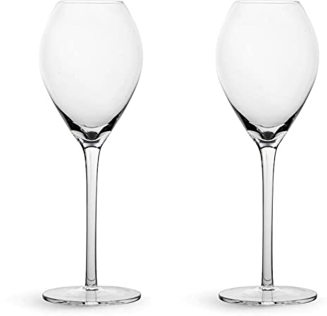 Sagaform Kitchen Champagner-Set 2-teilig aus Glas in der Farbe Transparent 20cl, Maße: 7cm x 7cm x 20cm, 5018264