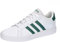 adidas Unisex - Bambini e ragazzi Grand Court Lifestyle Tennis Lace-Up Shoes, Cloud White Green Cloud White, 38 EU