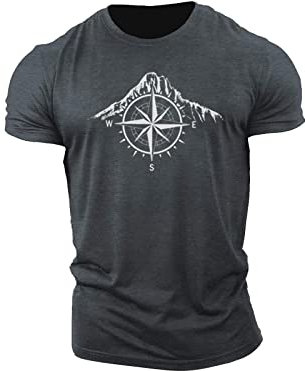 Kurzarm-T-Shirts für Herren, leichte, superweiche, sportliche T-Shirts mit Rundhalsausschnitt zum Laufen, Faulenzen, Freizeittraining Countdown Bags