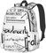 YoupO Reiserucksack, lässiger Tagesrucksack für Männer und Frauen, leichter Rucksack für Outdoor-Sport, Geek-Rechner, Schwarz , One size