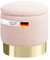 Albatros Hocker mit Stauraum Nizza – Sitzhocker mit Stauraum, Modernes Design, Edler Sherpa-Bezug – Sitztruhe oder Sitzbank mit Stauraum – optimal als Fußhocker oder Hocker Schminktisch, Rosa