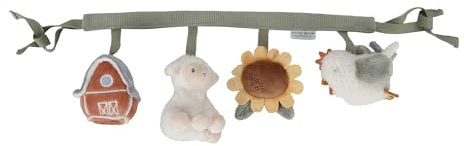 Little Dutch 8811 Stoff Kinderwagenkette Spielzeug für Babyschale Bauernhof - Little Farm