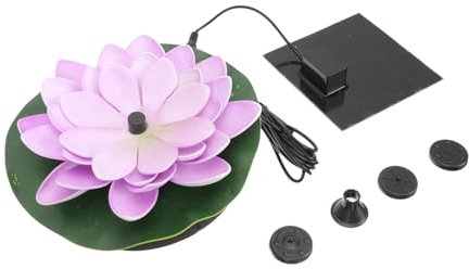 Kisangel 1satz Solarbetriebene Fontäne Für Garten Wasserspiel Für Teich Und Pool Dekorative Solarpumpe Mit Langlebiger Leistung Und Einfachem Gebrauch Für Außenbereiche Und