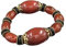 YHDONE Tibetisches Dzi-Achat-Armband mit roten Dzi-Perlen, String-Armband mit Zertifikat für Damen und Herren, Jade-Armbänder für Herren, middle, Achat, Achat
