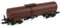 Evemodel 1Stk. Modell Spur H0 1:87 Kesselwagen Bahn Zug Öltankwagen Mit DC Metallräder (braun)